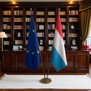 drapeau Luxembourg et UE