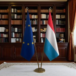 drapeau Luxembourg et UE