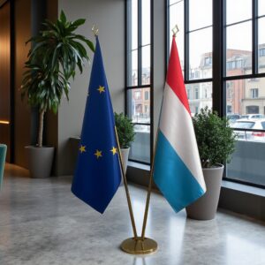 drapeau Luxembourg et UE