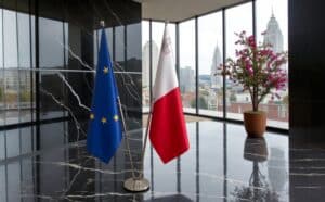 drapeau Malte et EU