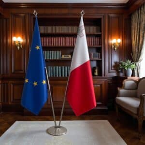 drapeau Malte et EU