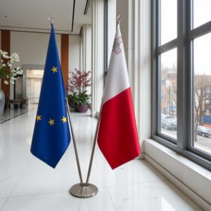 drapeau Malte et EU
