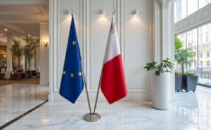 drapeau Malte et EU