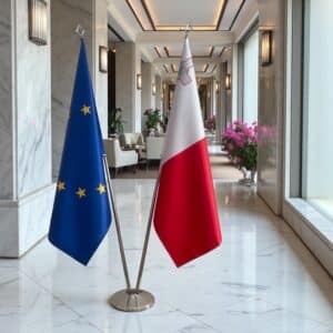 drapeau Malte et EU