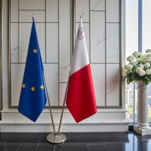 drapeau Malte et EU