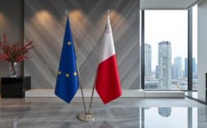 drapeau Malte et EU