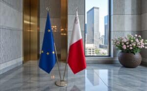drapeau Malte et EU