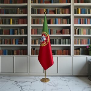 drapeau Portugal avec mat