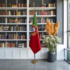 drapeau Portugal avec mat