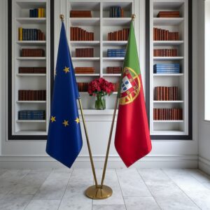 drapeau Portugal et UE