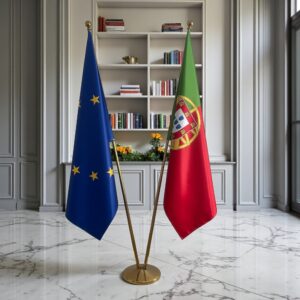drapeau Portugal et UE