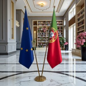 drapeau Portugal et UE