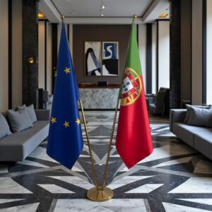 drapeau Portugal et UE