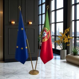 drapeau Portugal et UE