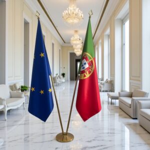 drapeau Portugal et UE