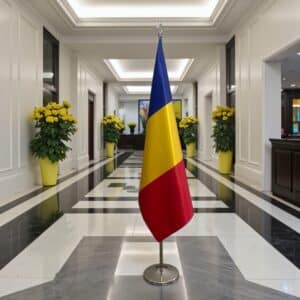 drapeau Roumanie pour bureau