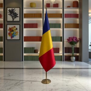 drapeau Roumanie pour bureau