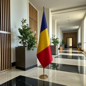 drapeau Roumanie pour bureau