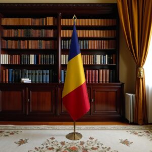 drapeau Roumanie pour bureau