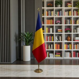 drapeau Roumanie pour bureau