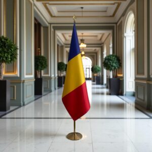 drapeau Roumanie pour bureau