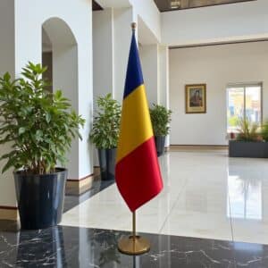drapeau Roumanie pour bureau