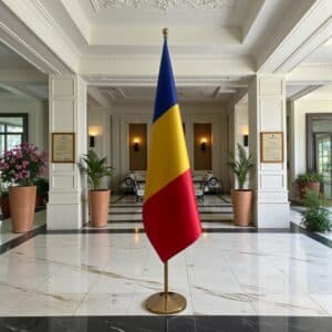 drapeau Roumanie pour bureau