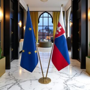 drapeau Slovaquie et UE