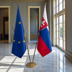 drapeau Slovaquie et UE