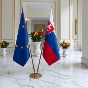 drapeau Slovaquie et UE