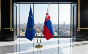 drapeau Slovaquie et UE