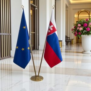 drapeau Slovaquie et UE