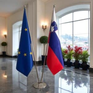 drapeau Slovenie et UE