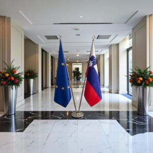 drapeau Slovenie et UE