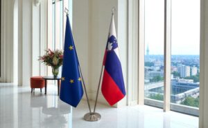 drapeau Slovenie et UE