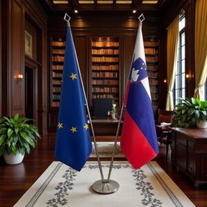 drapeau Slovenie et UE