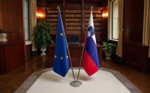 drapeau Slovenie et UE