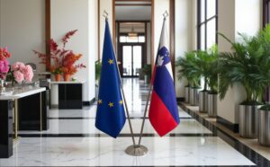 drapeau Slovenie et UE