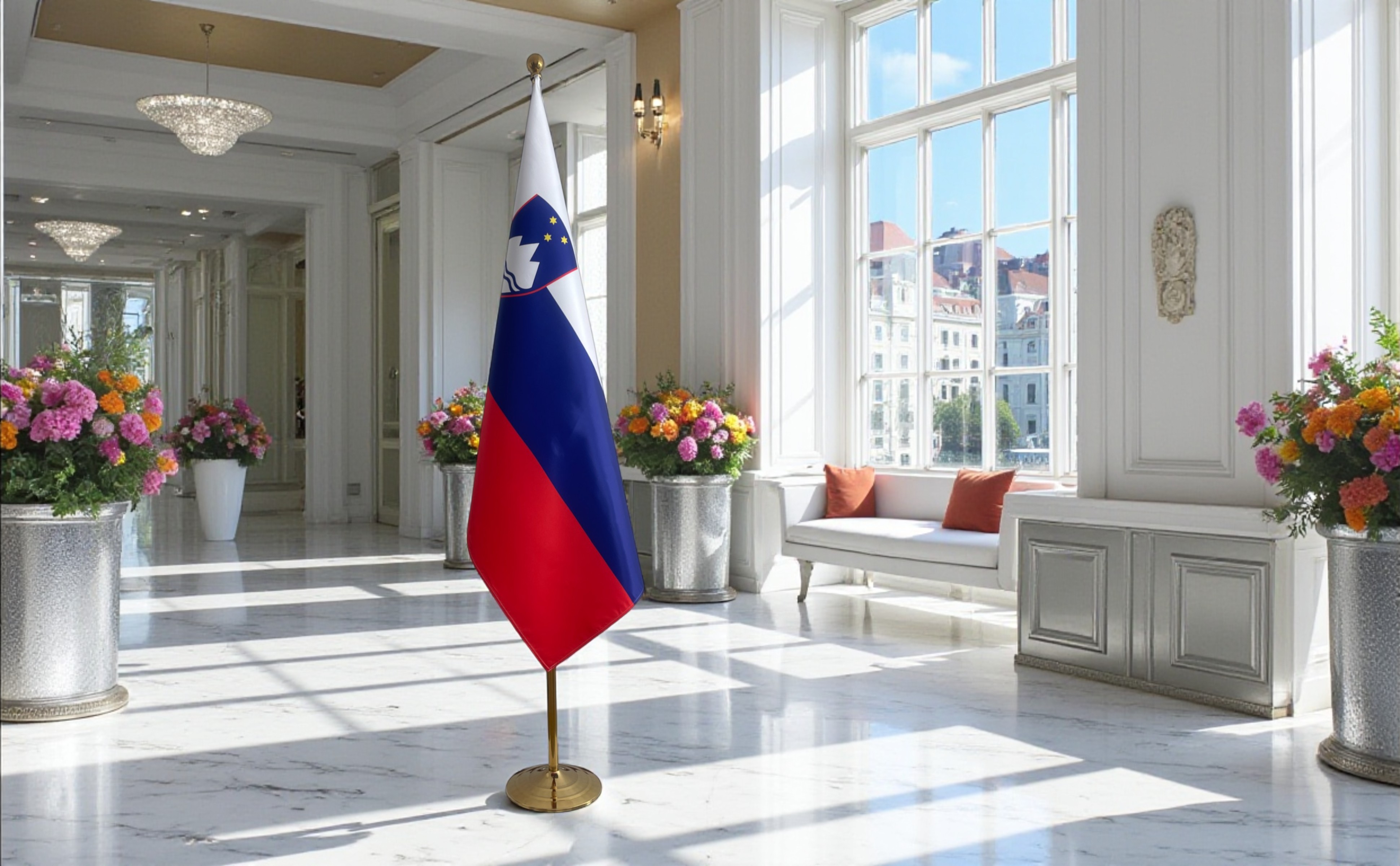 drapeau Slovenie et UE