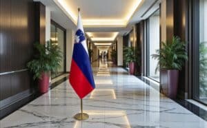 drapeau Slovenie et UE