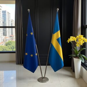drapeau Suède et UE