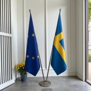 drapeau Suède et UE