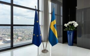 drapeau Suède et UE
