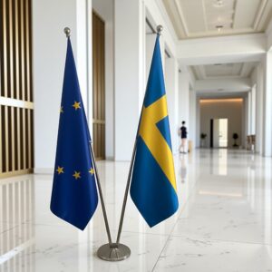 drapeau Suède et UE