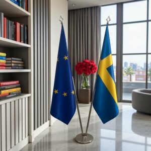 drapeau Suède et UE