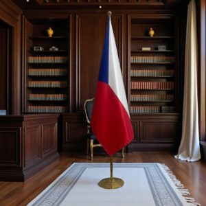 drapeau Tchequie et UE