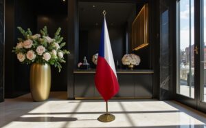 drapeau Tchequie pour bureau