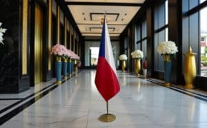 drapeau Tchequie pour bureau