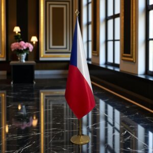 drapeau Tchequie pour bureau