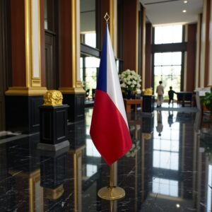 drapeau Tchequie pour bureau
